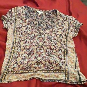 Cute multi color summer top